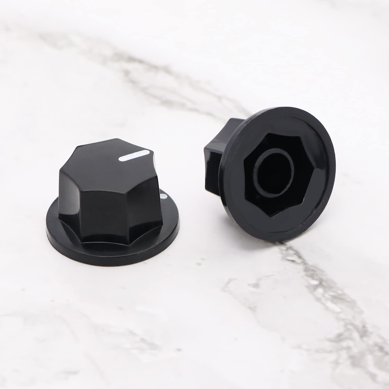 Lot de 6 boutons concentriques pour basses Jazz Compatible avec Alpha Pots, Compatible avec Ibanez/ESP, Compatible avec Cort JB Style Bass, Diamètre intérieur 6 mm, Noir Lot de 6 boutons concentriques pour basses Jazz Compatible avec Alpha Pots, Compatible avec Ibanez/ESP, Compatible avec Cort JB Style Bass, Diamètre intérieur 6 mm, Noir