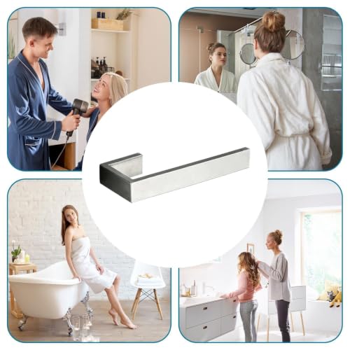 Barre porte-serviettes murale compacte à séchage rapide pour petite douche - 5
