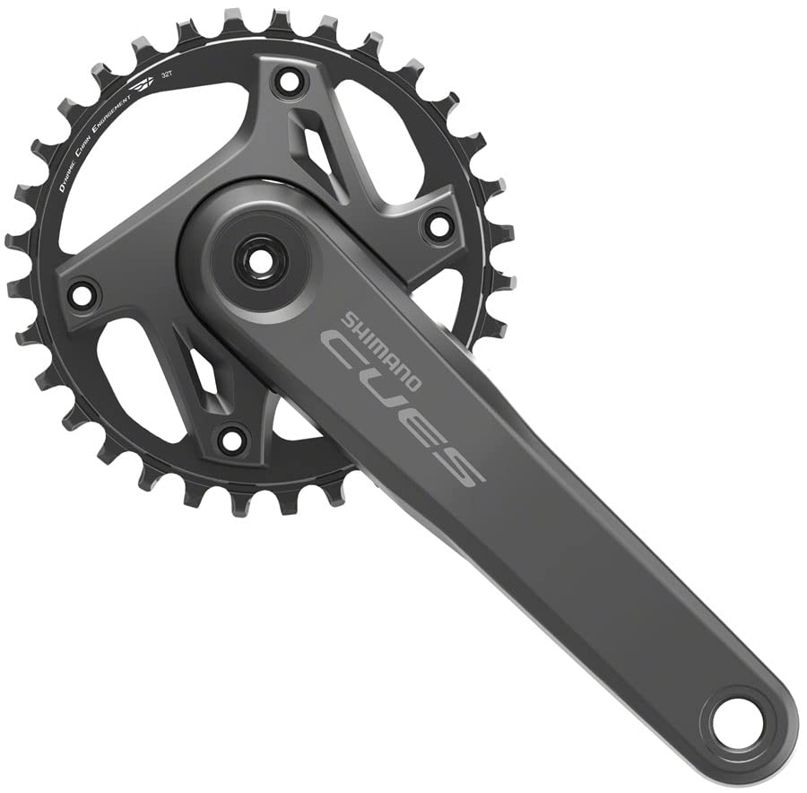 SHIMANO CUES FC-U6000-1 Crankset - 175mm, 9/10/11-Speed, 32t, 96 BCD, Hollowtech II, Black