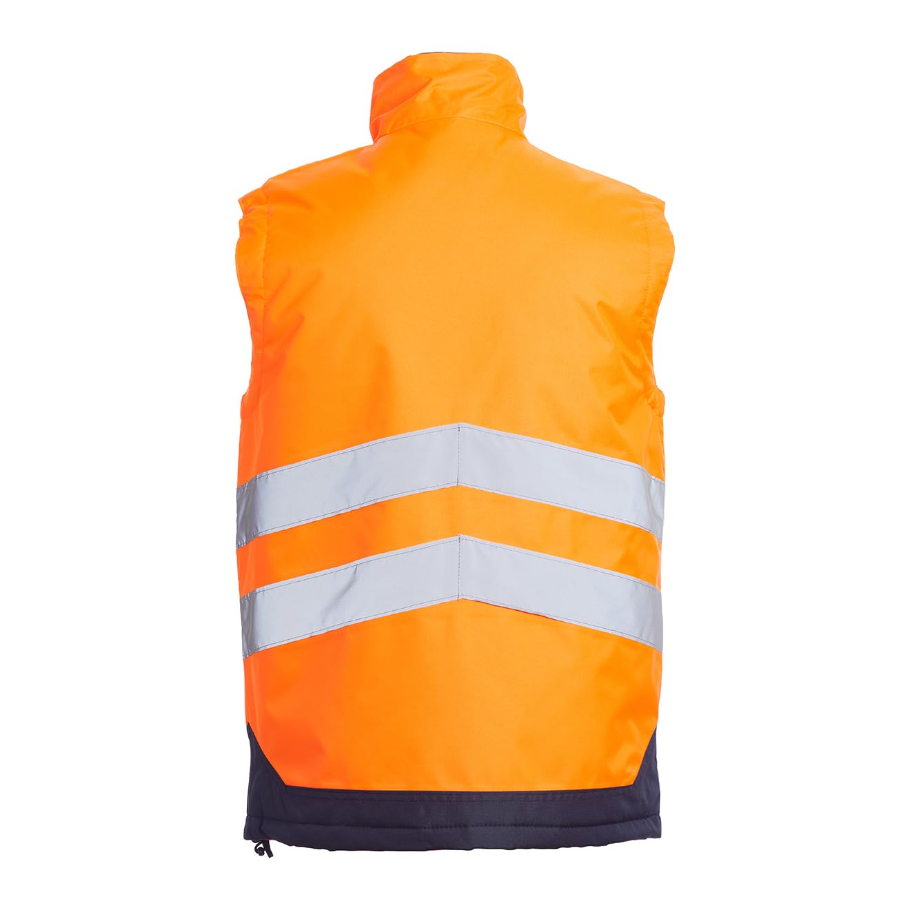 Blackrock Hi-Vis Body Warmer Yellow/Rail Orange Padded Gilet, Hi Viz, For Mens Womens Unisex, Fleece, Workwear, Warm, Gillet, Waterproof Shell & Windproof, Quilted Bodywarmer, Sizes S-6XL