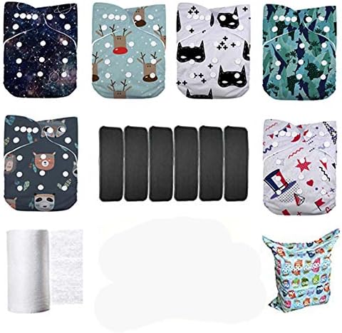 LilBit Baby Reusable Pocket Cloth Diapers (YMXTZZH12)