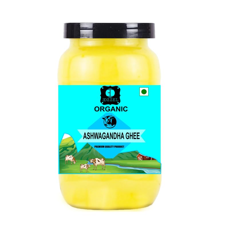 EDZZEL Organic Buffalo Ghee Packaging Grass Fed Buffalo Bilona Ghee Pure & Natural - (100 ml)