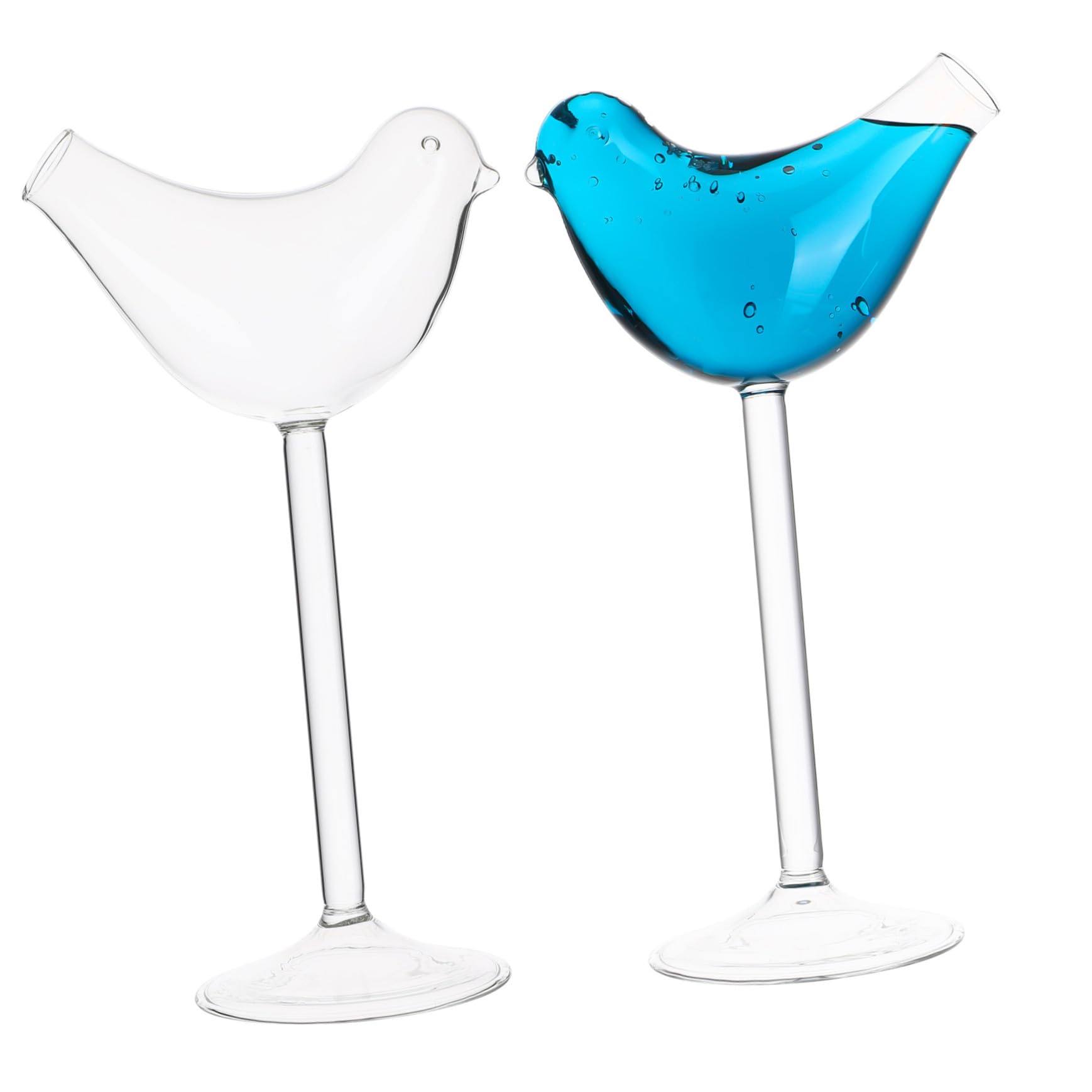 Verres à cocktail oiseau festifs pour célébrer un anniversaire et embellir vos tables