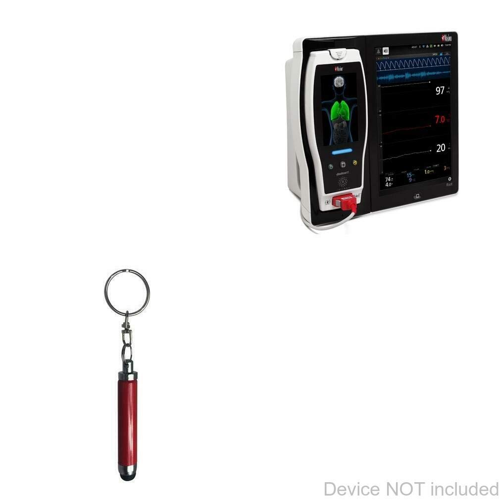 BoxWaveMasimo Root Stylus Pen, [Bullet Capacitive Stylus] Mini Stylus Pen with Keyring Loop for Masimo Root - Ruby