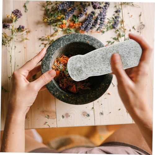 Pestle de piedra Happyyami para cocina 3.74 in miniatura 5