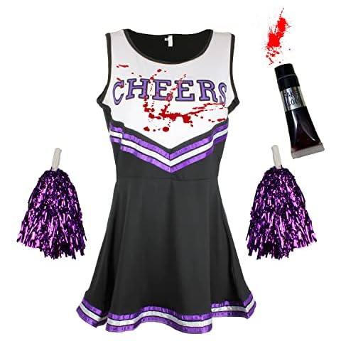 Zombie Cheerleader Costume for Halloween Cover