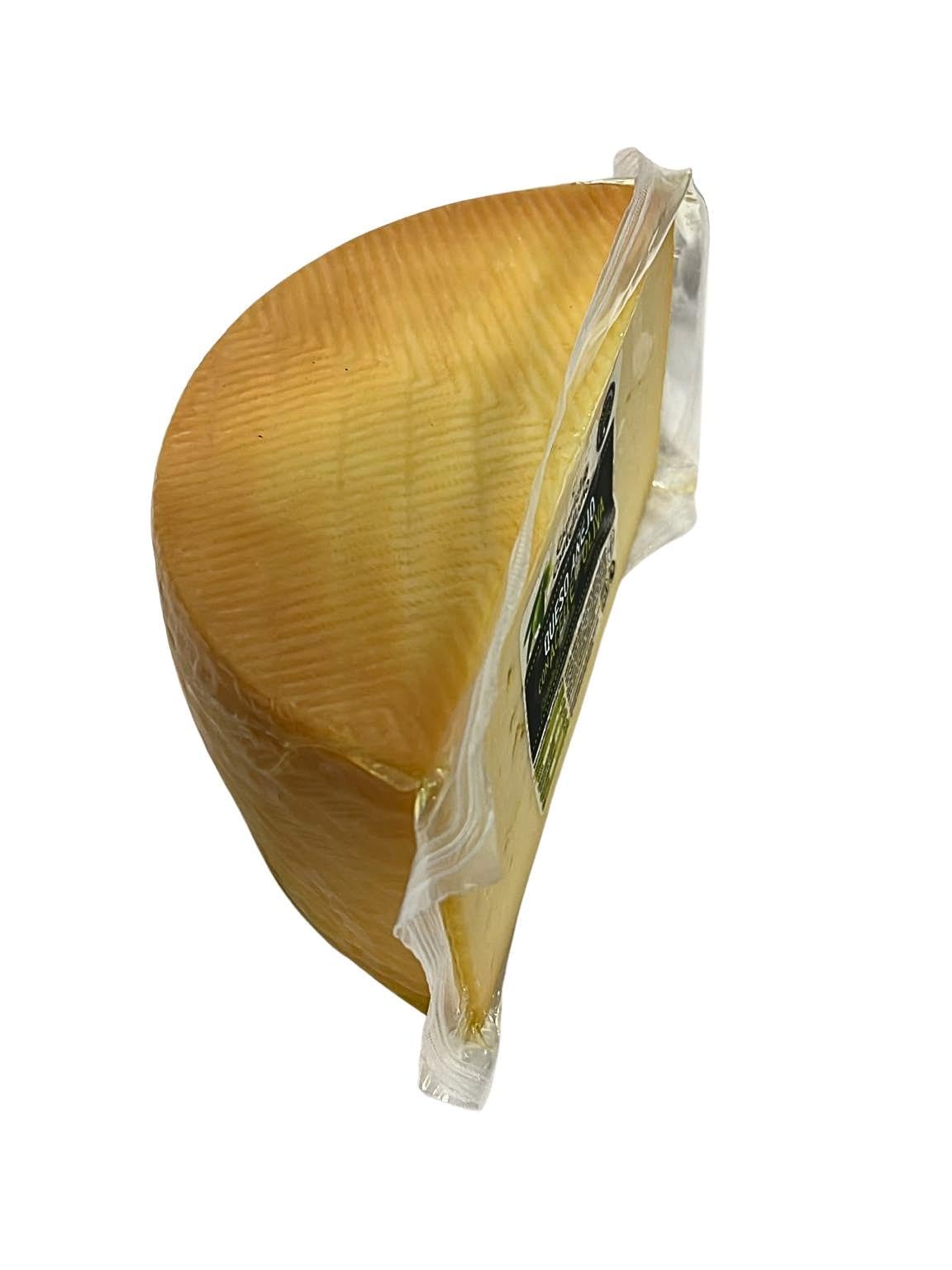 Queso Añejo en Aceite de Oliva "Capricho Castellano" - 1/2 Pieza 1,6kg (Aprox.) - Leche Cruda (3 Leches) - Sabor Fuerte y Picante - Origen Palencia