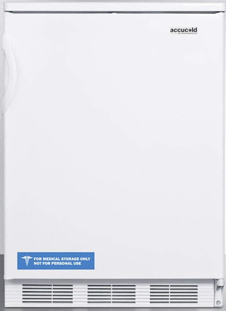 Summit Appliance FF6WBIADA ADA Compliant Commercial 24" Wide All-Refrigerator for Built-in General Purpose Use with Automatic Defrost, Interior Light, Adjustable Thermostat and White Cabinet on Fridge.com