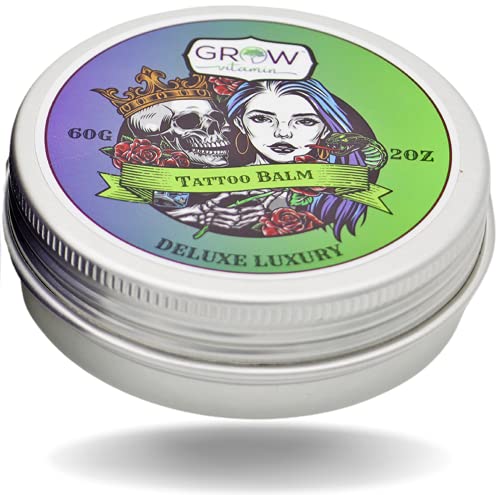 Tattoo Care Balm for Before, During & Post Tattoo â€“ Safe, Natural Tattoo Aftercare Cream â€“ Promote Skin Healing - Aftercare to Revive & Refresh Old Tattoos - 7 Organic moisturizers - 2oz (1 Pack)