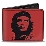 Buckle-Down Herren Bifold Wallet Che Guevara Reisezubehör-Bi-Fold-Brieftasche, Mehrfarbig, 4.0