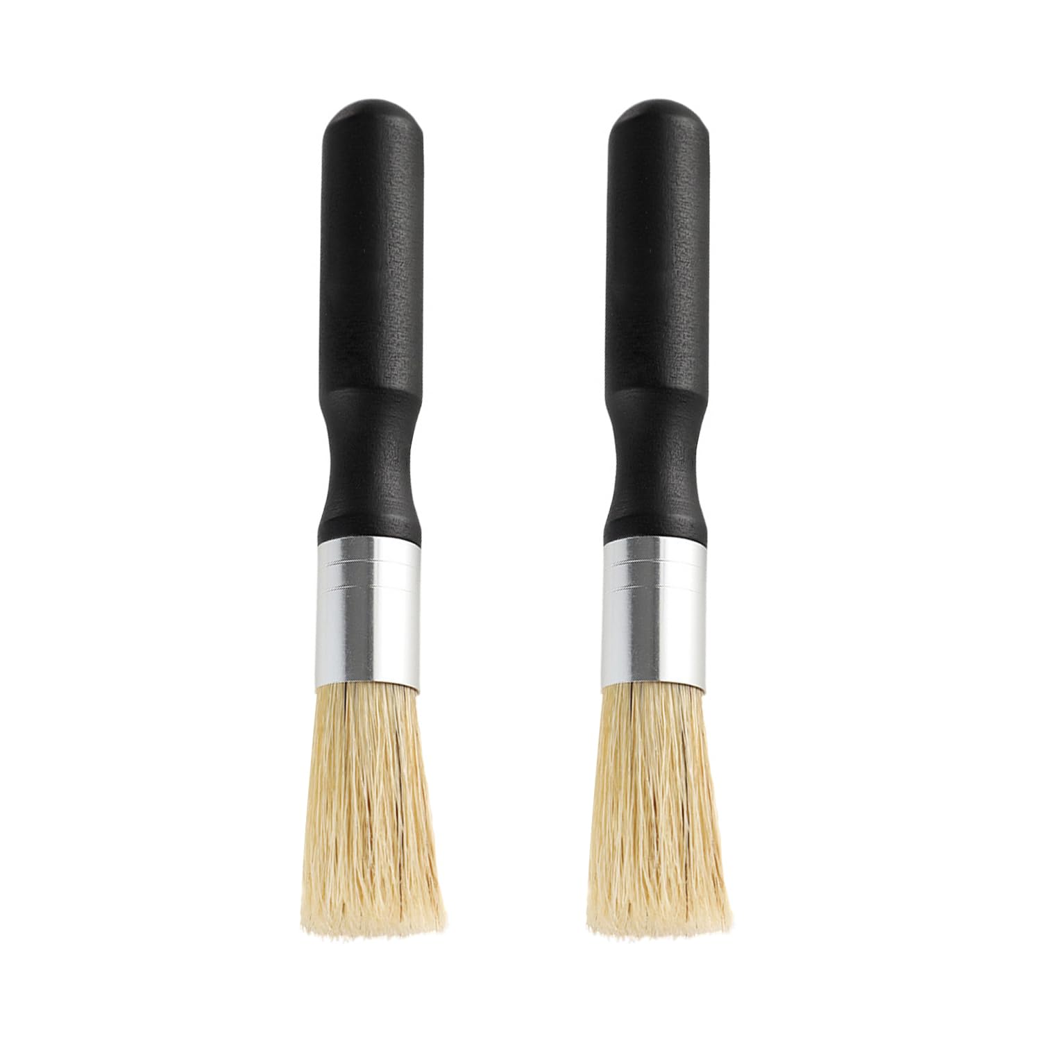 TVSVKWE 2-Piece Coffee Machine Cleaning Brush, Multi-Function Cleaning Brush, Round Handle Cleaning Brush, Durable Cleaning Brush, Coffee Machine Accessories.