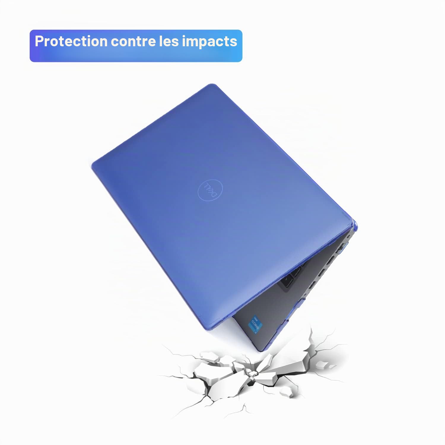 mCover Coque pour Ordinateur Portable Uniquement Compatible avec PC Windows Dell Latitude 5420 5430 2021-2023 14" (ne Convient Pas aux Autres modèles Dell), Noir