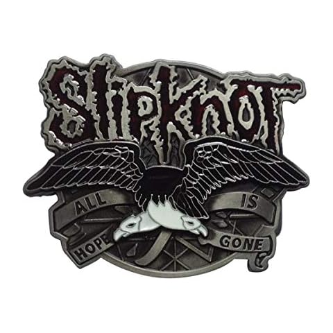 JiuErDP 2PCS Slipknot Music Belt Buckle-Men's Belt Buckles (Color : A, Size : 1.5in) Cover