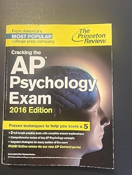 Paperback Cracking the AP Psychology Exam, 2016 Edition (College Test Preparation) Book