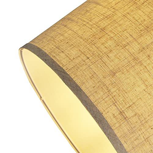 Xininsun Plug In Pendant Light, Hanging Lamp With Plug In 15Ft Twisted Hemp Rope Pendant Light Cord Kit With Dimmable On/Off Switch,Light Linen Lamp Shade,For Bedroom Living Room Dining Room -2 Pack #TOP1