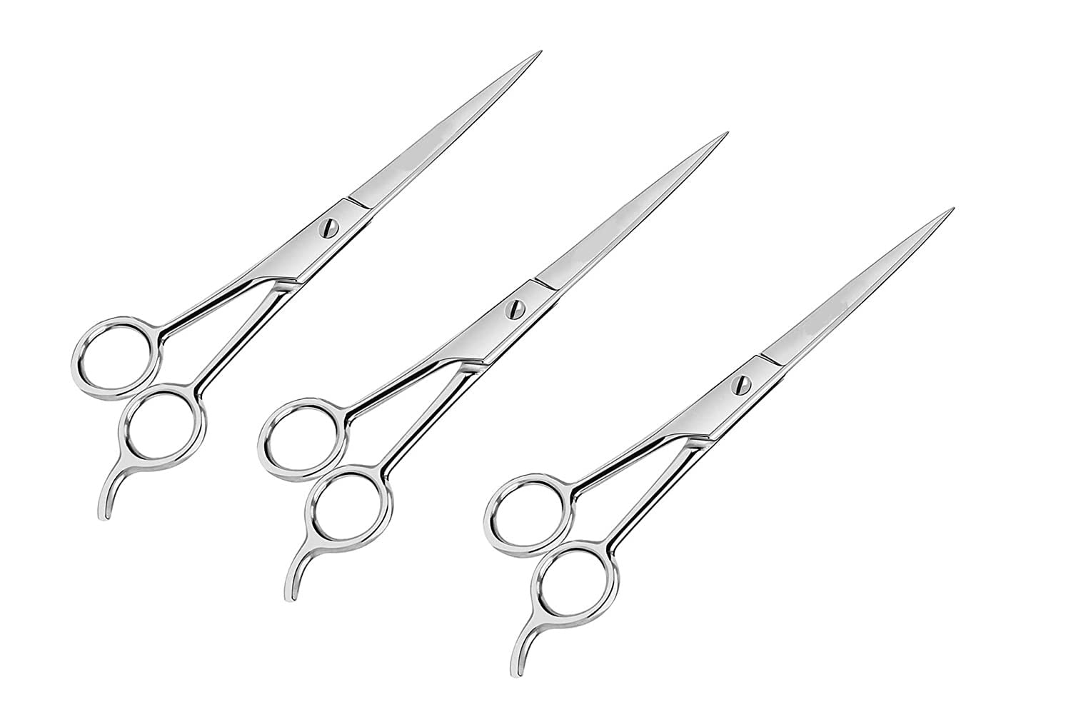 FORGESY PACK OF 3 Professional Salon Barber Hair Cutting Scissor Stainless Steel Home Hair Cutting & Styling Tools SUPER CUT SCISSORS-image-8