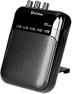 Aroma Guitar Amp Mini Portable Clip Amplifier Speaker Recorder 2 in 1 Chargeable