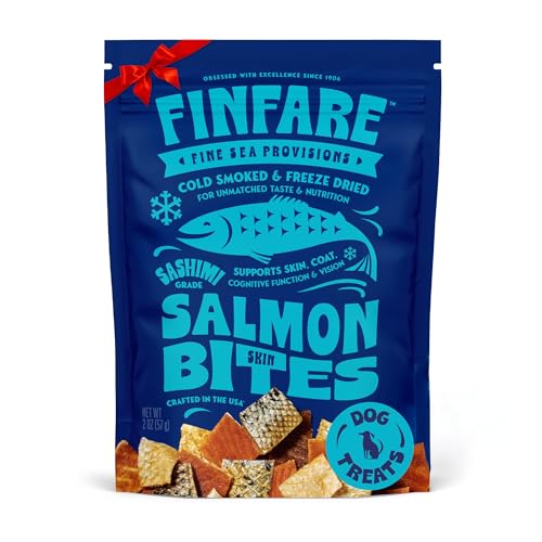 Finfare Freeze Dried Salmon Skin Bites image