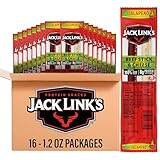 Jack Link's Combo Pack Jalapeno Sizzle Beef and Cheese Sticks Combo Pack, 1.2-Ounce (Pack of 16)