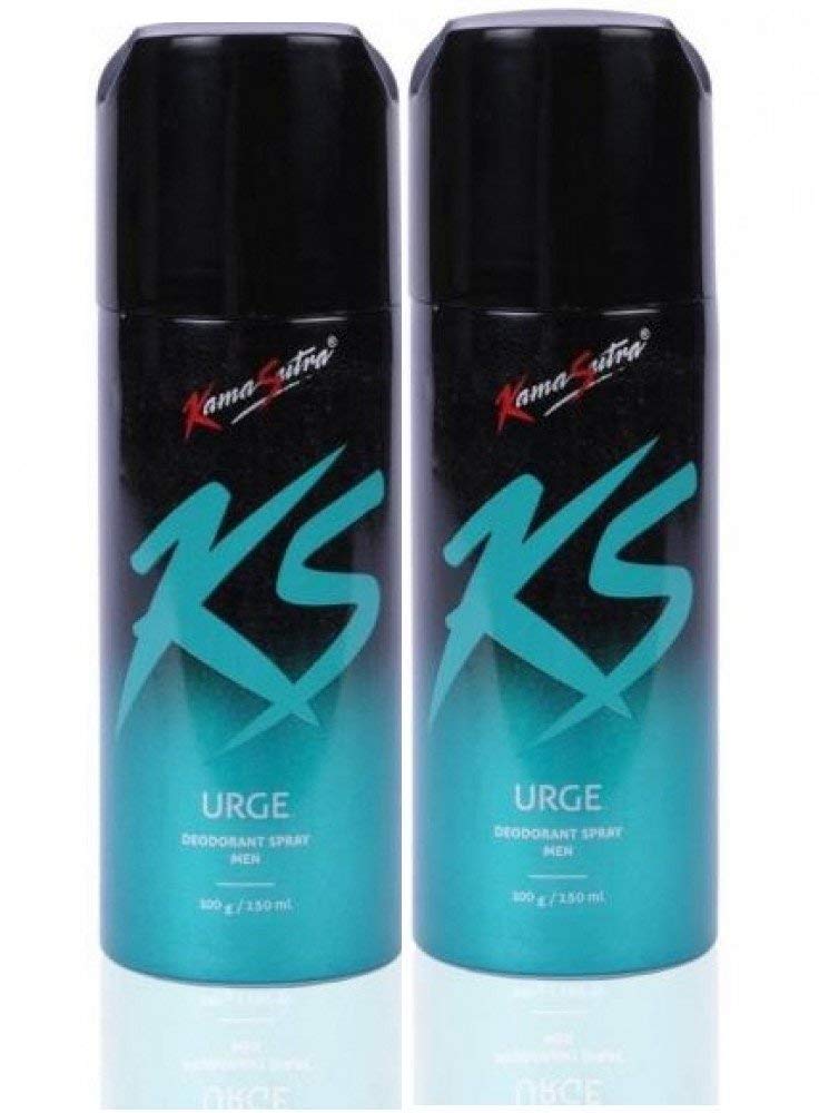 Kama Sutra Urge Deodorant Spray – Men (Pack Of 2)
