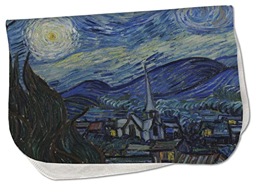 The Starry Night (Van Gogh 1889) Burp Cloth - Fleece