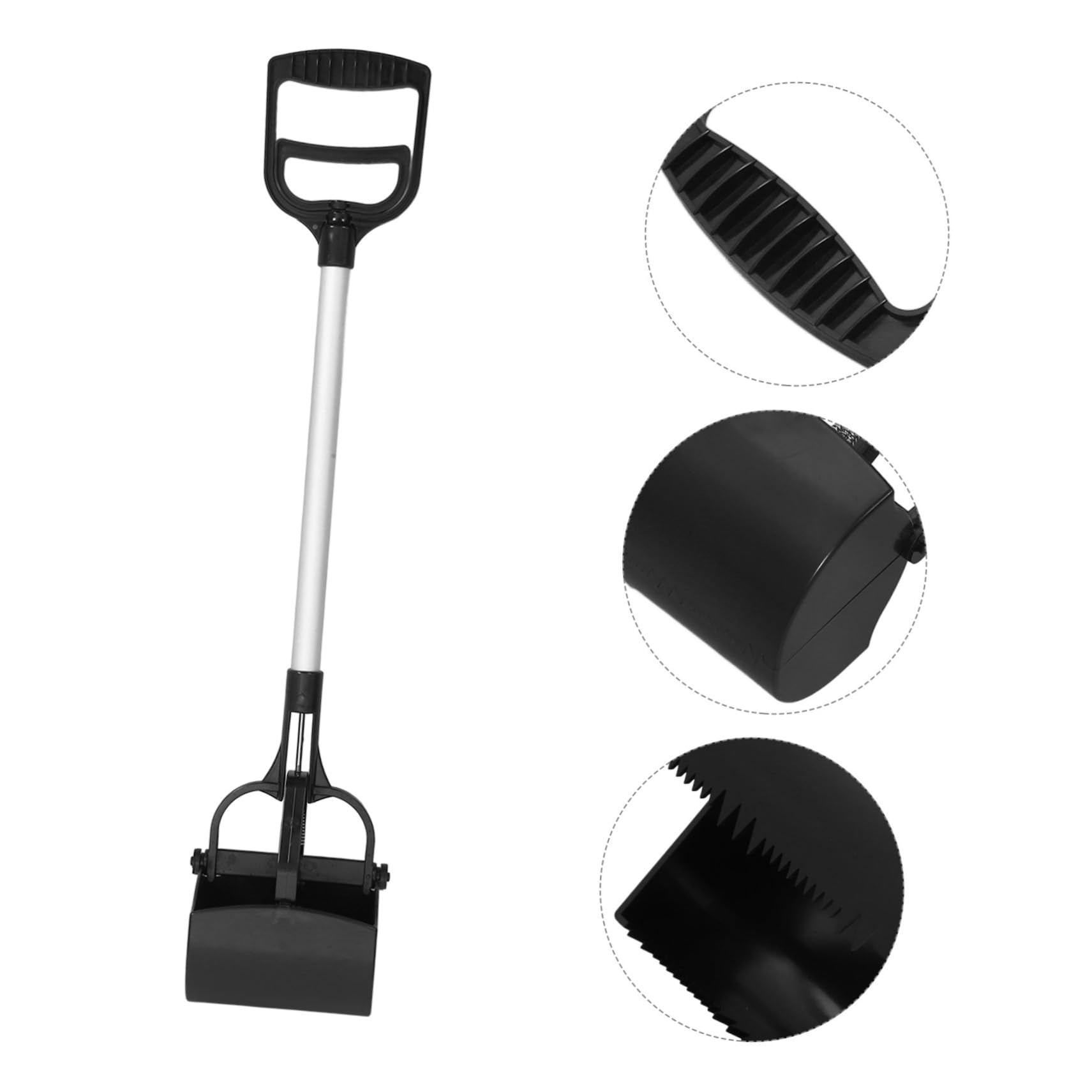 WOONEKY Ramasse-crottes Nettoyage Facile Chien pour Plastique Manche Long Couleur Aléatoire Large Ouverture et Utilisation en Extérieur pour Déjections D’Animaux
