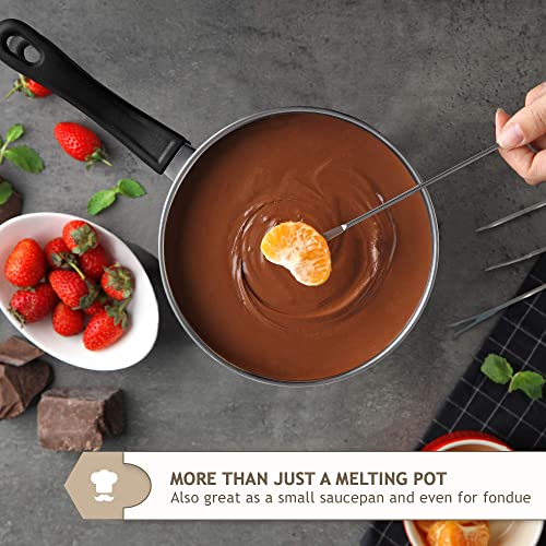 La Patisserie 1.5 Quart Double Boiler W/ 4 Chocolate Molds - 3 Piece Stainless Steel Double Boiler Pot For Melting Chocolate, Candle Making, Soap Melting And Wax Melting… #TOP6