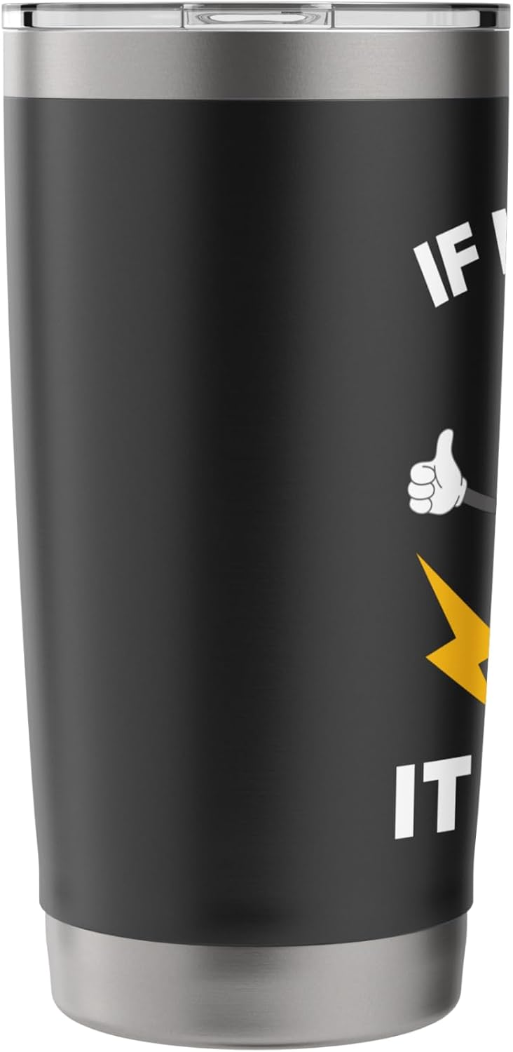 Funny Tech Humor Geek Stuff Smart Device Joke Nerd Puns Stainless Steel Insulated Tumbler image 4
