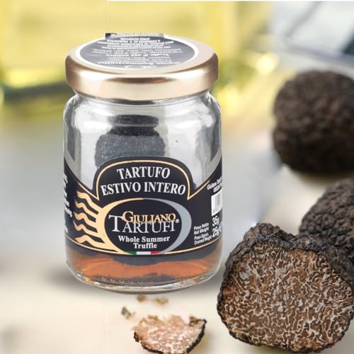 Image of GIULIANO TARTUFI Whole Summer Truffle - 25 GMS | Vegan Friendly, Imported from Italy | Eat with Pasta, Risotto, Sushi, Fish, Eggs, Nachos and Appetizers