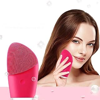 MiSMON Facial Cleansing Brush& Massager Silicon Rechargable Vibrating Waterproof Facial Cleansing System