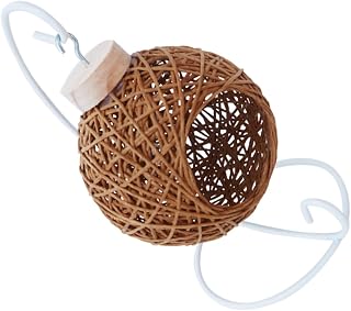 VANZACK 1 Pieza Nido para Dormir de Hamster Nido Creativo para Mascotas Juguete Tejido para hámster Jaula de ratán de Papel para hámster De Madera Color Aleatorio