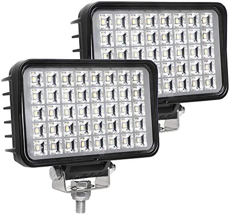 EXZEIT 6 Inch LED Work Light for Truck, Jeep, Tractor, SUV, ATV, 80W 6800Lumens Flood Light, 12/24V