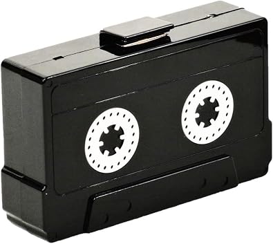 Vintage Style Cassette Tape Handbag, Classic Style Clutch, Novelty Crossbody Bag.
