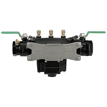 Wilkins 2-375XLB FNPT x FNPT Anti-Theft Coating Reduced Pressure Principle Assembly Composite Vessel, Black, 2 Inch