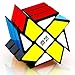 TOYESS Fenghuolun Wheel 3x3 Cubo Mágico Juguete de Rompecabezas para Niños y Adultos, Negro