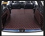 Worth-Mats Car Trunk Mat for Porsche Cayenne 2011-2018 with Subwoofer on The Left Side of Trunk Cargo Liner Pet Dogs Liner 3D Laser Full Coverage All Weather Coffee