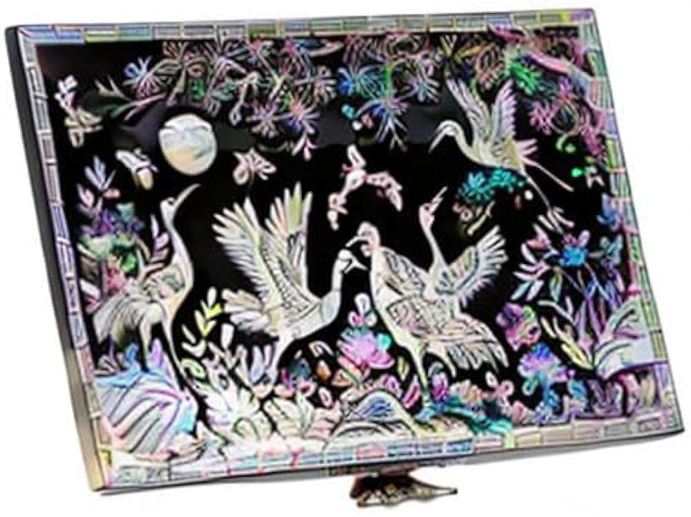 ジュエリーボックス　漆器　マザーオブパール ジュエリーボックス 漆器 マザーオブパール