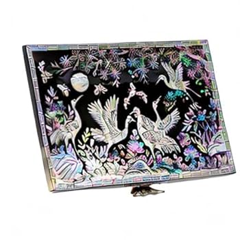 Amazon｜February Mountain マザーオブパールジュエリーボックス