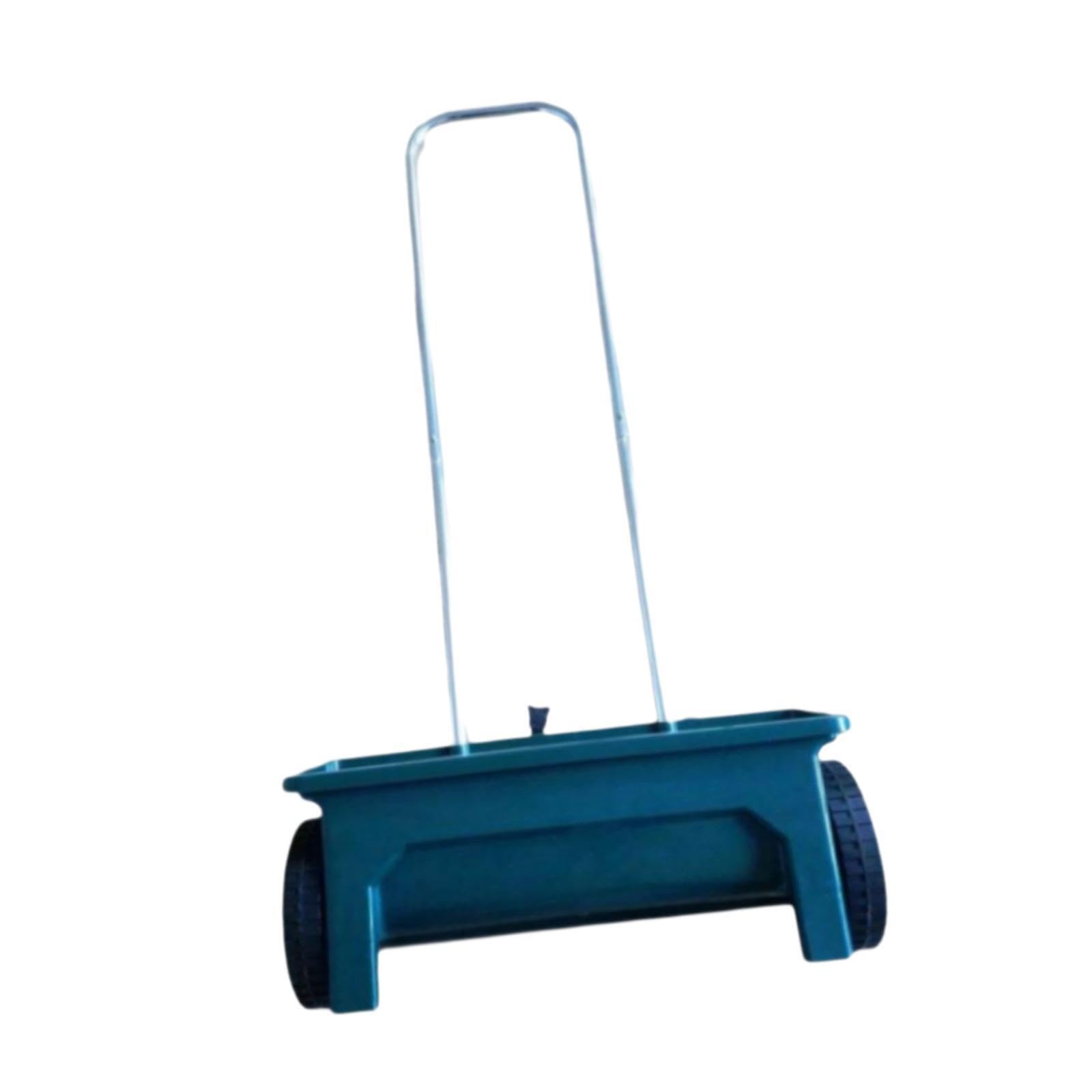 Herramienta para plantar abono de jardín, ligera, eficiente y manual, de 12 l, para el mantenimiento del césped.