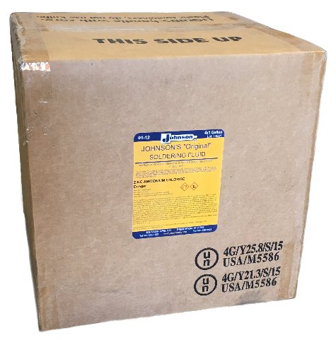 Soldering Liquid Flux set of 4 bottles 1 Gallons/each - Soldering Fluid 4 Gallons Total - Zinc Ammonium Chloride - AM Worldwide (4 Units)