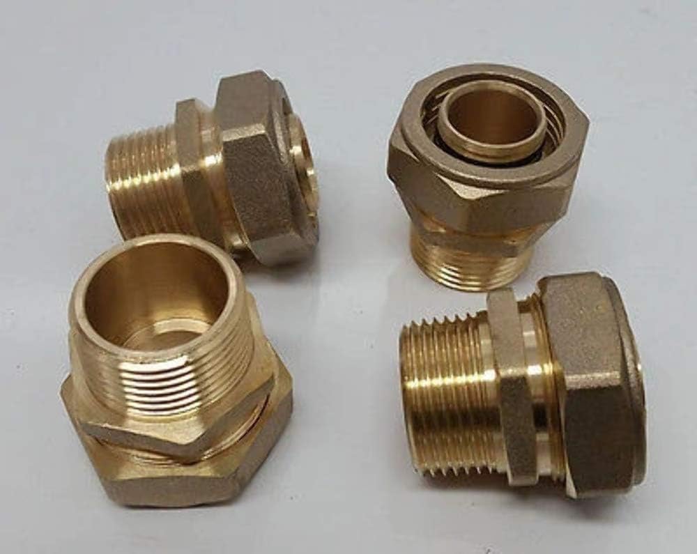1" MPT Male Pipe Thread Pex-al-Pex Compression Fitting Quantity (4)