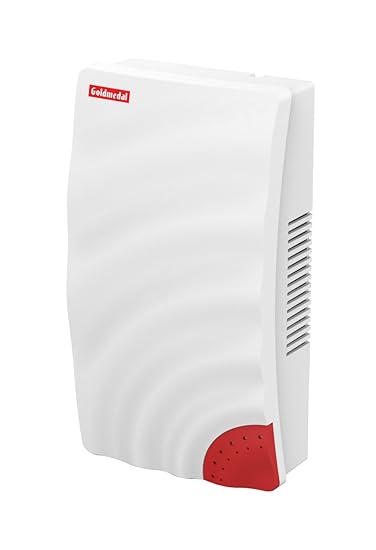 Goldmedal Curve Plus Aqua Stereophonic Ding Dong Door Bell (White and Red)
