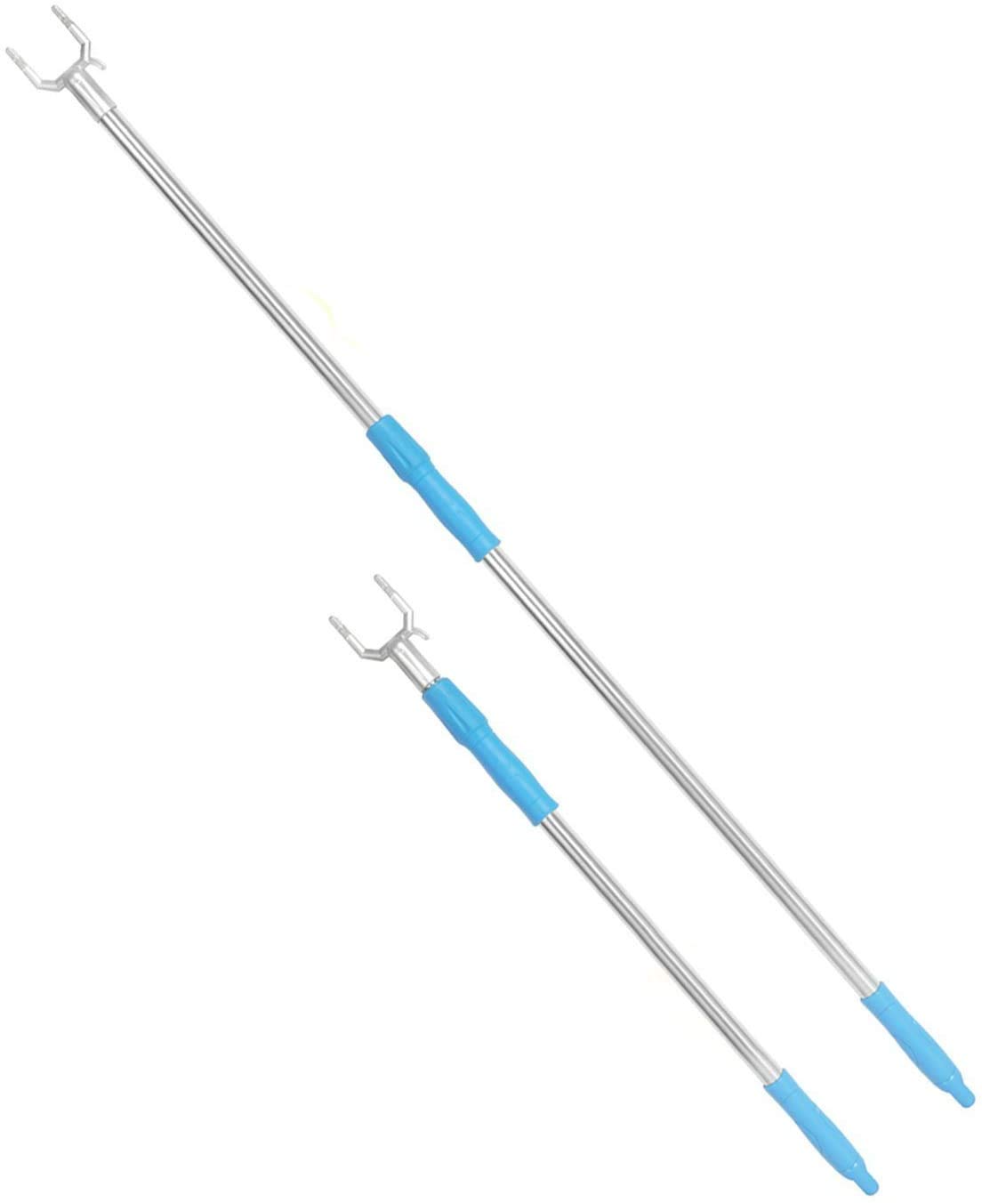 Buy Retractable Reach Sticks Long Pole with Hook 55" Adjustable