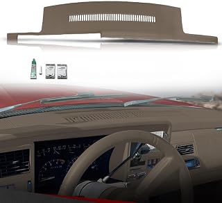 GRAND ORANGE TPE Dash Cover Dashboard Beige Compatible with Chevy Blazer Suburban GMC Yukon C1500 C2500 C3500 K1500 K2500 K3500 R20 R30 V30 R2500 R3500 V3500 1988-1994