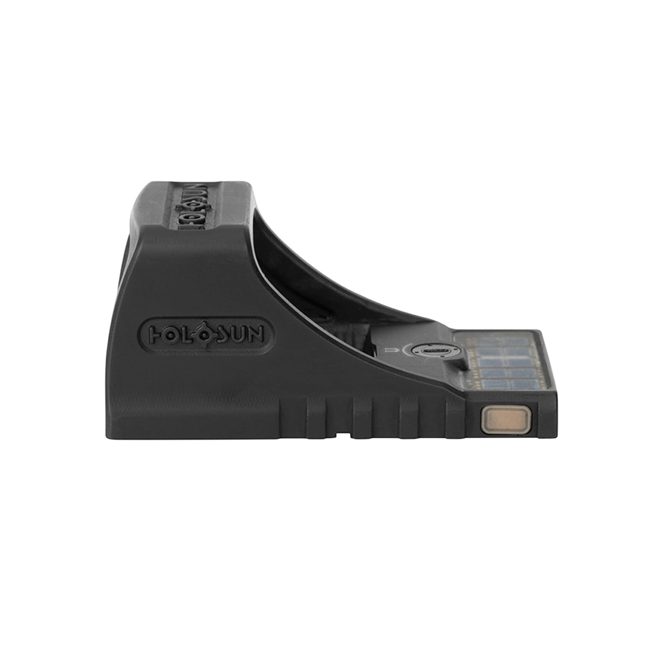 Holosun SCS-MOS-GR 70154184 Visière réfléchissante ouverte + point 2MOA interchangeable, 32MOA, cercle de réticule cellule solaire, noir, chasse, tir sportif, airsoft tactique, mini