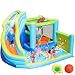 Doctor Dolphin Inflatable Bounce House Water Slide, Bouncy House With Slide, Water Bounce House With Waterslide, Water Park For Wet And Dry(Blower Included