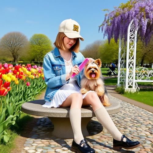 Yorkie Gifts for Yorkie Lovers, Adjustable Baseball Cap Embroidered Dog Hat, Funny Gifts for Women On Birthday Christmas — view 5