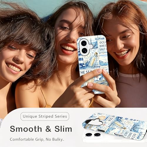 Coque de téléphone pour iPhone 16 6,1" rigide avec collage fleur rétro - 7