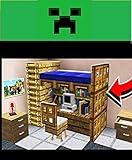  Minecraft - How to build a Loft Bed Studio - Gaming Room (English Edition)