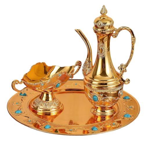 Msioytog Ensemble d ' Accessoires pour Le vin en Alliage de Zinc, avec Plateau à Fruits, pour Un Mariage sophistiqué ou Une Pendaison de crémaillère, rudiments de Club à Domicile